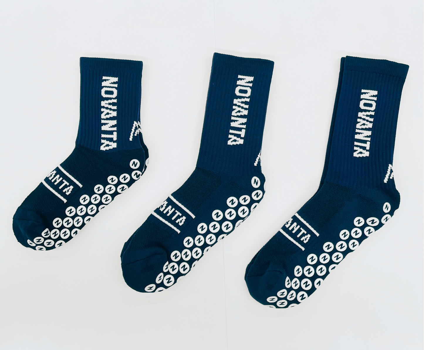 Navy Grip Socks